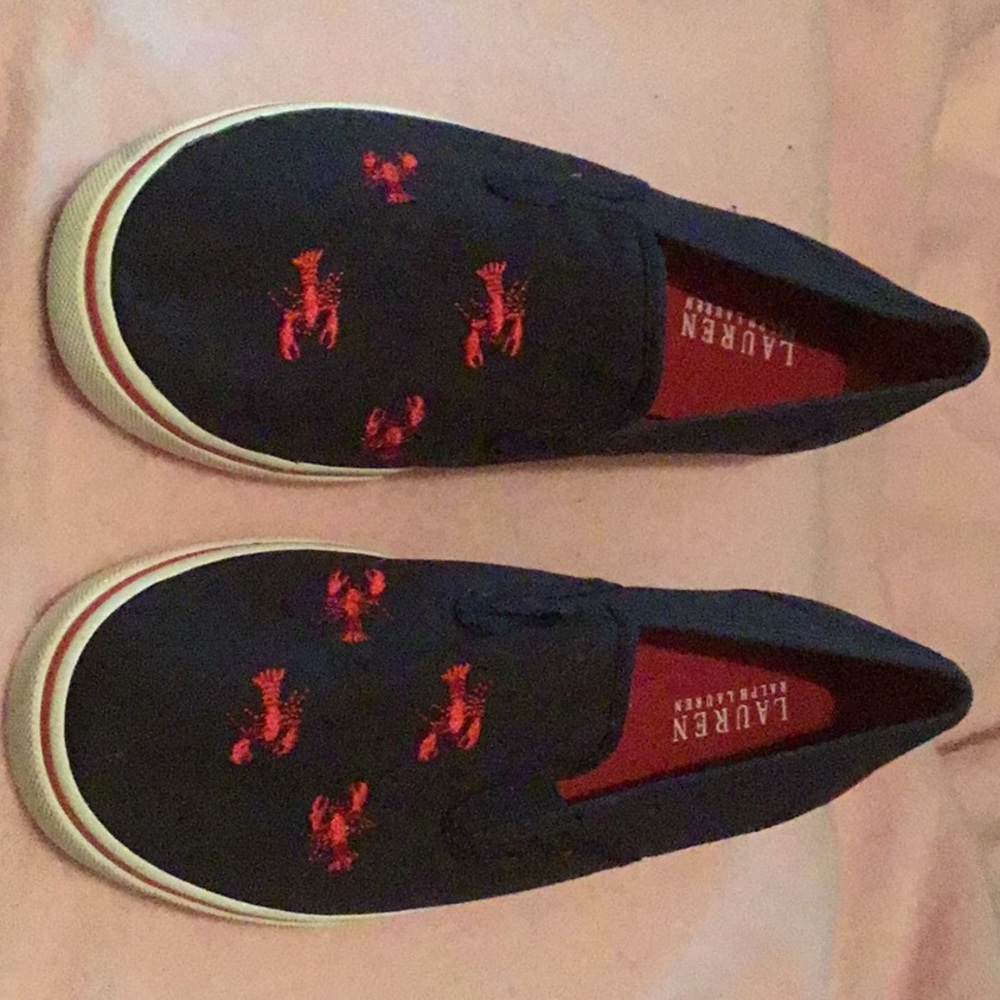 Lauren boat shoes NWOB